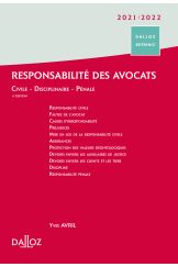 Responsabilité des avocats 2021/22