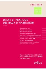 Droit et pratique des baux d'habitation 2022/23