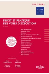 Droit et pratique des voies d'exécution 2022/2023