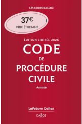 Code de procédure civile 2025 annoté. Édition limitée