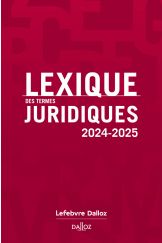 Lexique des termes juridiques 2024-2025