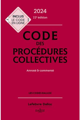 Code des procédures collectives