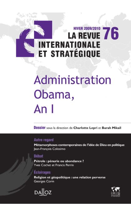 Administration Obama, An I