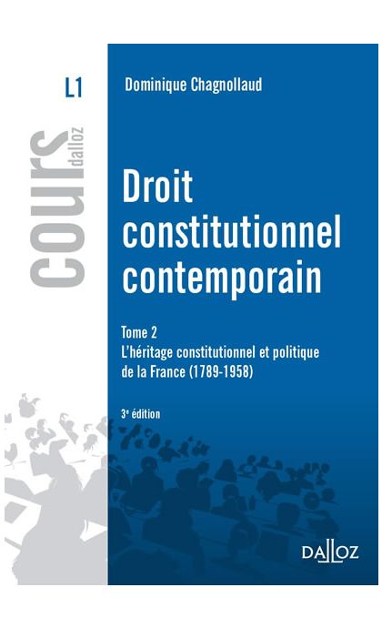 Droit constitutionnel contemporain Tome 2