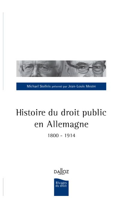 Histoire du droit public en Allemagne. 1800-1914