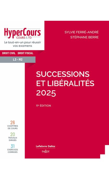 Successions et libéralités 2025