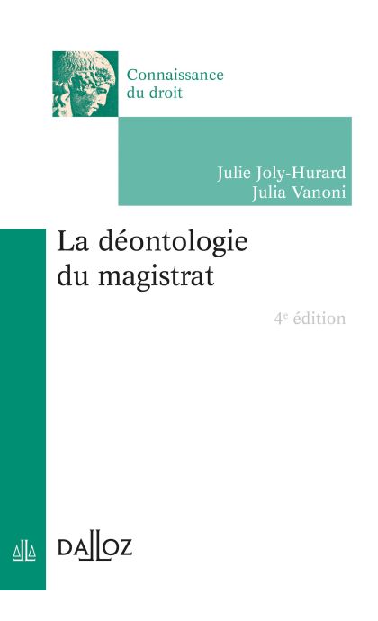 La déontologie du magistrat