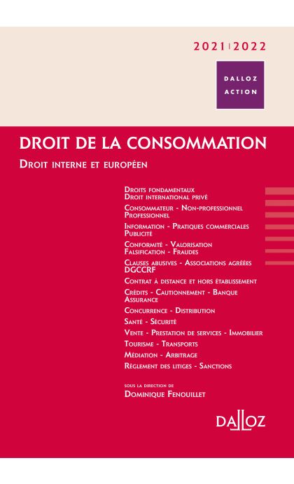 Droit de la consommation 2021/2022