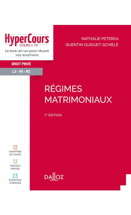 Régimes matrimoniaux