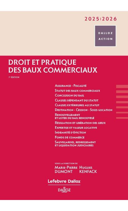 Droit et pratique des baux commerciaux 2025/2026