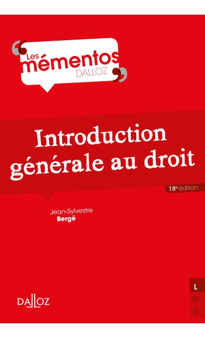 Introduction générale au droit