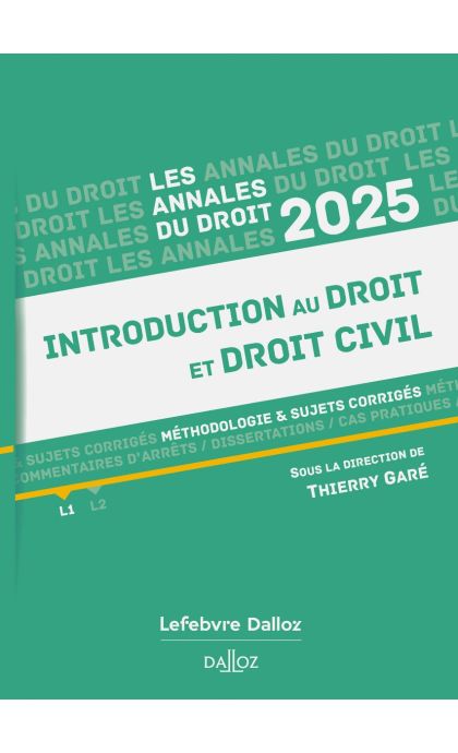 Introduction au droit et droit civil