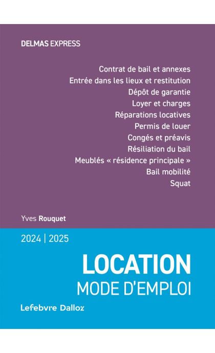 Location mode d'emploi 2024/2025