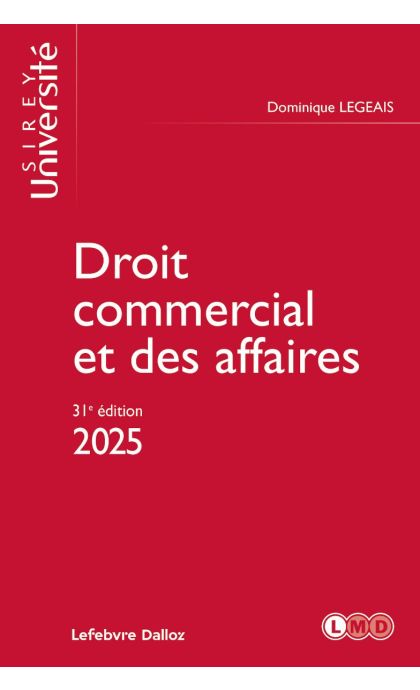Droit commercial et des affaires 2025