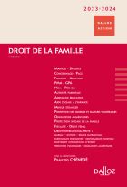 Droit de la famille 2023/24