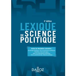 Lexique De Science Politique - Lexiques - 08/2017 - 4e édition ...