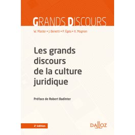 Les Grands Discours De La Culture Juridique