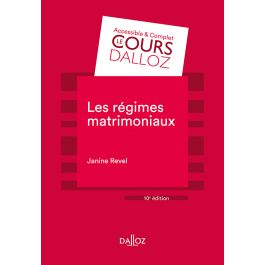 Les Régimes Matrimoniaux - Cours - 08/2020 - 10e édition - Livre ...