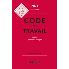 Code Du Travail 2021 Annote Et Commente