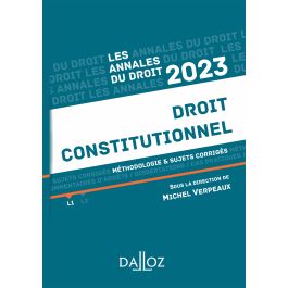 annales dissertation droit constitutionnel