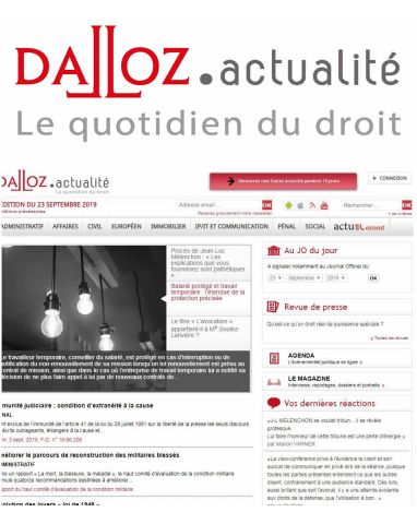 Dalloz Actualité | Éditions Dalloz